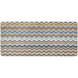 My Mat Candy Multicolour Natural Zig Zag Stain Resistant Mat 67 x 200cm - Wilko