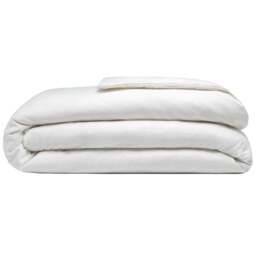 Serene King Size White Brushed Cotton Duvet Cover - Wilko