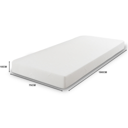 The Foam People Westwood Small Single Firmer Foam Orthopaedic Mattress 4 inch - White - Wilko - thumbnail 6