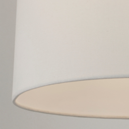 Lighting Collection Underwood Ivory Linen Tapered Drum Ceiling Lamp Shade 30cm - Size: 12 x 40 x 40cm - Wilko - thumbnail 5