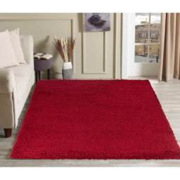 Desire Rugs Oxford Red Plain Shaggy Rug 200 x 290cm - Wilko - thumbnail 3