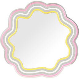 Flower Silhouette Neon Mirror - The Port. Co Gallery - Wilko - thumbnail 3