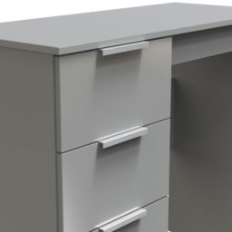 Crowndale Plymouth 3 Drawer Uniform Grey and Dusk Grey Vanity Ready Assembled - Size: 40 x 93 x 79cm - Wilko - thumbnail 6