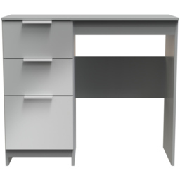 Crowndale Plymouth 3 Drawer Uniform Grey and Dusk Grey Vanity Ready Assembled - Size: 40 x 93 x 79cm - Wilko - thumbnail 4