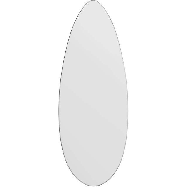 The Tear Drop Frameless Wall Mirror 160 x 60cm - Black - MirrorOutlet - Wilko - image 1