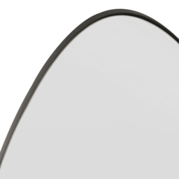 The Tear Drop Frameless Wall Mirror 160 x 60cm - Black - MirrorOutlet - Wilko - thumbnail 7