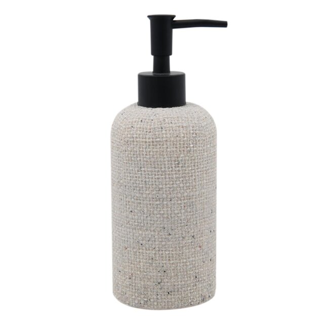 Natural Weaved Soap Dispenser - Size: 7 x 19 x 7cm - Wilko - image 1