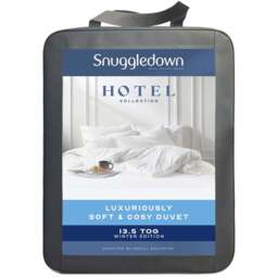 Snuggledown King Size White Luxurious Hotel Duvet  13.5 Tog - Wilko
