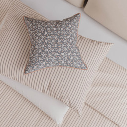 Helena Springfield Ticking Stripe Single Graphite and Copper Duvet Set - Graphite / Copper - Wilko - thumbnail 5