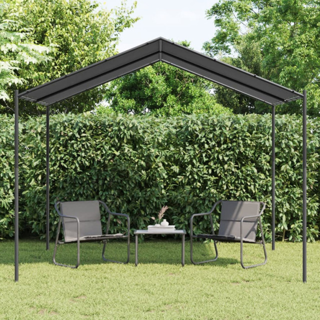 vidaXL 3 x 3m Anthracite Canopy Tent - Grey - Wilko - image 1