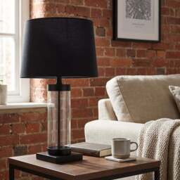 Astley Black Table Lamp - Size: 33 x 58 x 33cm - Wilko - thumbnail 5