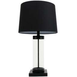 Astley Black Table Lamp - Size: 33 x 58 x 33cm - Wilko - thumbnail 1