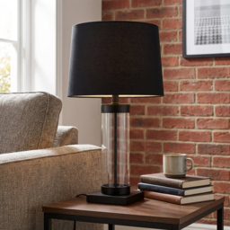 Astley Black Table Lamp - Size: 33 x 58 x 33cm - Wilko - thumbnail 4