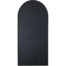 MirrorOutlet The Arcus Black Framed Arched Leaner and Wall Garden Mirror 180 x 85cm - Size: 180 x 85 x 3cm - Wilko - thumbnail 5