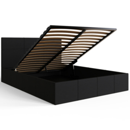 GFW Small Double Black End Lift Ottoman Bed - Wilko - thumbnail 5