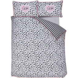 Rapport Home Dalmatain King Black Duvet Set - Wilko - thumbnail 4