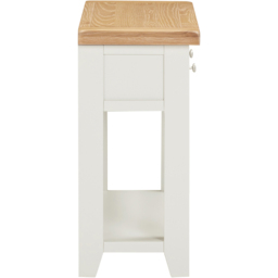 Seconique Windsor 2 Drawer Ivory and Oak Console Table - Size: 70.5 x 85 x 34cm - Ivory/Oak - Wilko - thumbnail 6
