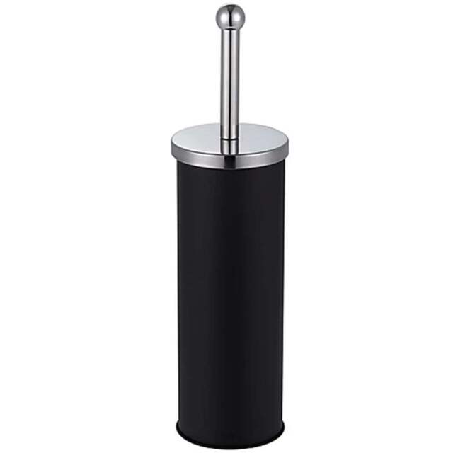 Innoteck Essentials White Matt Bathroom Toilet Brush and Holder - Size: 38 x 10 x 10cm - Wilko - image 1