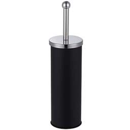 Innoteck Essentials White Matt Bathroom Toilet Brush and Holder - Size: 38 x 10 x 10cm - Wilko - thumbnail 1