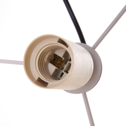 Living and Home Dual Cylindrical Shade Rattan Pendant Light - Size: 45 x 50 x 50cm - Natural - Wilko - thumbnail 7