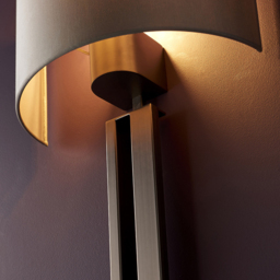 Merano Macrenta Brushed Bronze and Mink Wall Lamp - Size: 14 x 32 x 50cm - Brown - Wilko - thumbnail 6