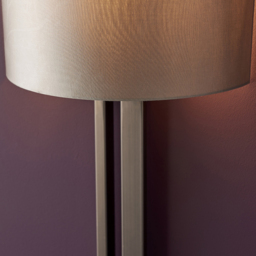 Merano Macrenta Brushed Bronze and Mink Wall Lamp - Size: 14 x 32 x 50cm - Brown - Wilko - thumbnail 5