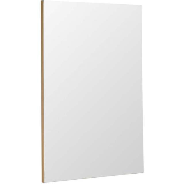 Yearn Seamless Gold Rectangle Wall Mirror 90 x 60cm - Wilko - image 1