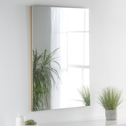 Yearn Seamless Gold Rectangle Wall Mirror 90 x 60cm - Wilko - thumbnail 3