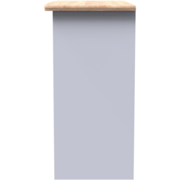Crowndale Sussex 3 Drawer White Ash and Bardolino Oak Dressing Table Ready Assembled - Wilko - thumbnail 5