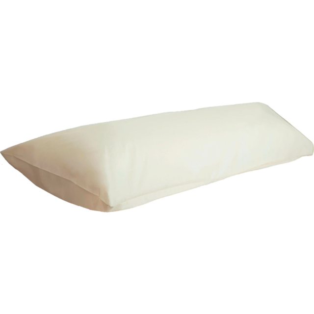 Serene Ivory Bolster Pillowcase 50 x 182cm - Size: Single - Cream - Wilko - image 1