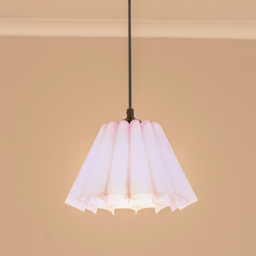 ValueLights Lauren Lilac Pleated Scallop Lamp Shade - Size: 15.5 x 25 x 25cm - Purple - Wilko - thumbnail 3