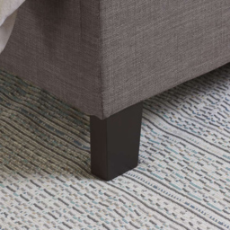Berlin King Size Grey Polyester Bed - Birlea - Wilko - thumbnail 7