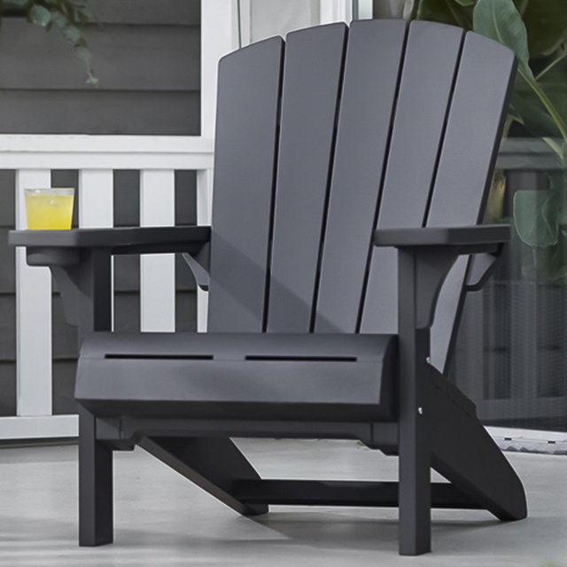 Keter Alpine Grey Adirondack Chair - Size: 94 x 80 x 99cm - Wilko - image 1