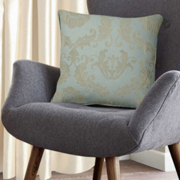 Intimates Damascus Duck Egg Filled Cushion 43 x 43cm 2 Pack - Blue - Wilko - thumbnail 3