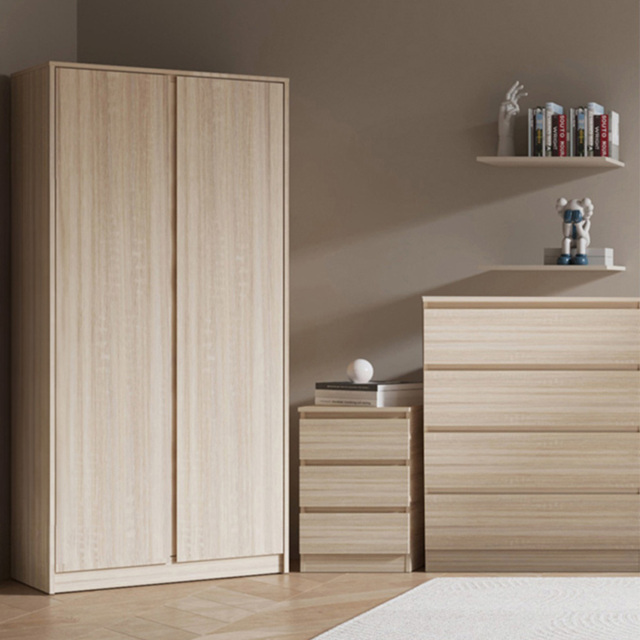 Seconique Malvern Sonoma Oak Effect 3 Piece Bedroom Furniture Set - Brown - Wilko - image 1