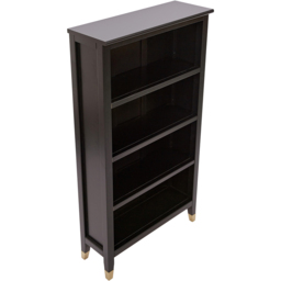 Palazzi 4 Shelves Black Bookcase - Size: 4 Shelf - Wilko - thumbnail 5