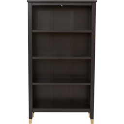 Palazzi 4 Shelves Black Bookcase - Size: 4 Shelf - Wilko - thumbnail 4