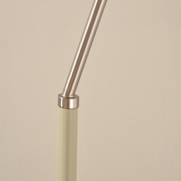 Pacific Lifestyle Benedict Sage and Brushed Silver Metal Floor Lamp - Green - Wilko - thumbnail 6