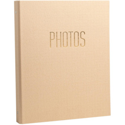 Exacompta Beige Photo Album 60 Sheet 10 x 15cm - Size: 4.5 x 26.5 x 32.5cm - Wilko