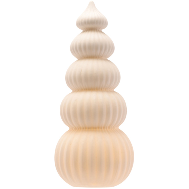 The Seasonal Gift Co. LED Ceramic Light Up Christmas Tree 27cm - Size: 26 x 11 x 11cm - White - Wilko - image 1