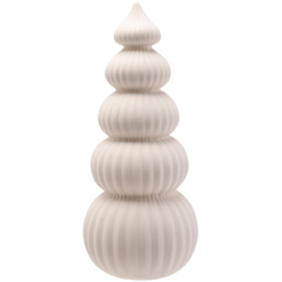 The Seasonal Gift Co. LED Ceramic Light Up Christmas Tree 27cm - Size: 26 x 11 x 11cm - White - Wilko - thumbnail 4