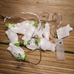 Samuel Alexander 10 Cool White LED Snowman and Snowdog String Light 1.8m - Size: 4 x 6 x 180cm - Wilko - thumbnail 4