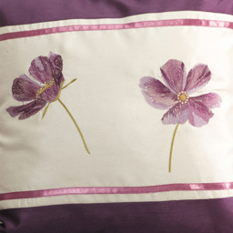 Intimates Georgia Aubergine Filled Cushion 43 x 43cm 2 Pack - Purple - Wilko - thumbnail 4