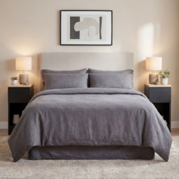 Portland Black Narrow Bedside Table Set of 2 - Size: Single Drawer - Wilko - thumbnail 7