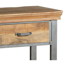 Brooklyn Malalia 2 Drawer Single Shelf Brown Console Table - Size: 77 x 115 x 40cm - Wilko - thumbnail 5