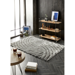 Origins Dallas Silver Rug 80 x 150cm - Origins Rugs - Wilko - thumbnail 3