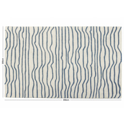 Esselle Home Aura Dune Natural and Blue Rug 200 x 290cm - Wilko - thumbnail 7