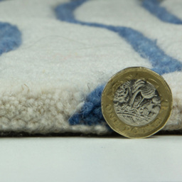 Esselle Home Aura Dune Natural and Blue Rug 200 x 290cm - Wilko - thumbnail 5