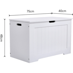 H&O Direct White Kids Toy Organiser - Size: 48 x 75 x 40cm - Wilko - thumbnail 7