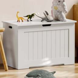H&O Direct White Kids Toy Organiser - Size: 48 x 75 x 40cm - Wilko
